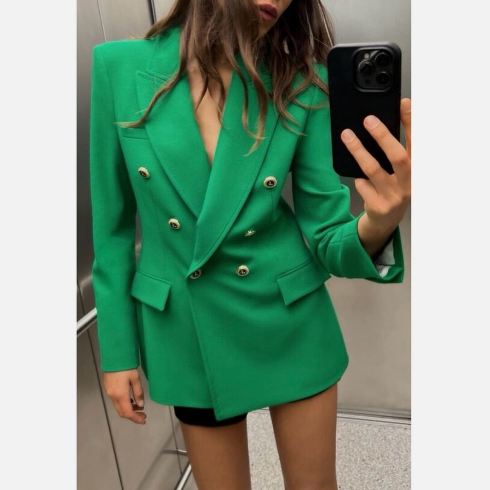 ZW Double-Breasted buttoned Blazer
